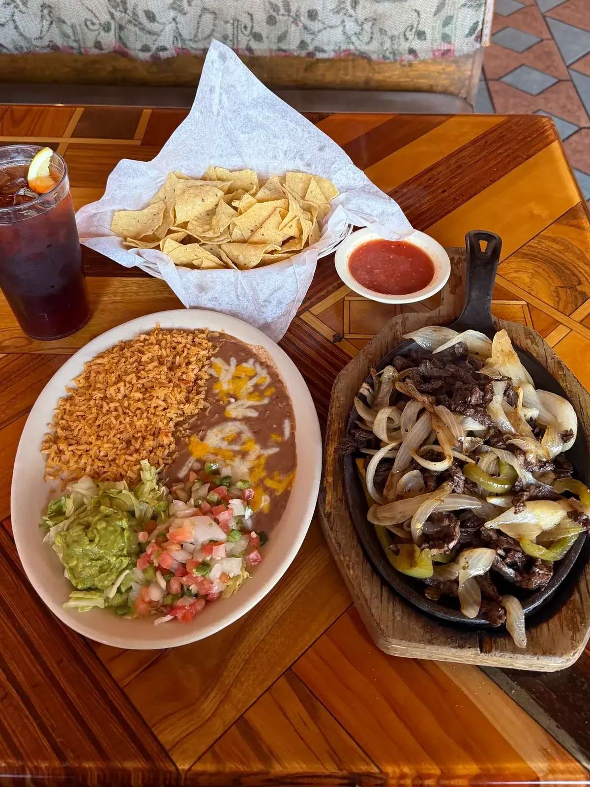 Los Mariachis Mexican Restaurant Gainesville Texas Beef Fajitas Picture